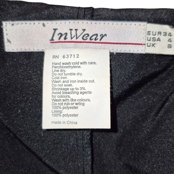 InWear Wine Colored Cocktail Dress Size 4 - Picture 5 of 5